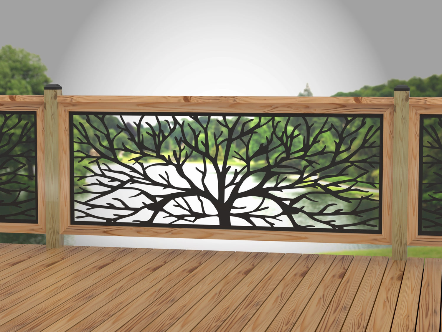 Bare Tree Railing Panel Insert