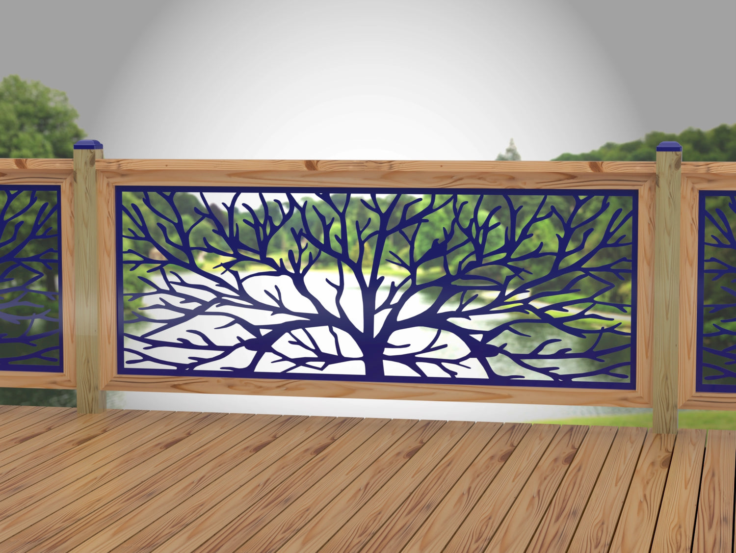 Bare Tree Railing Panel Insert