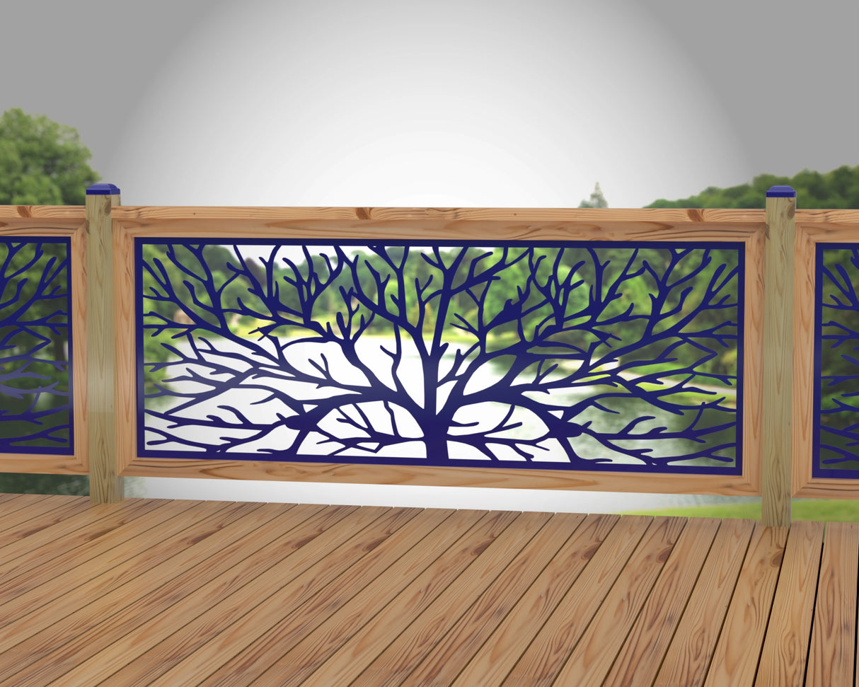 Bare Tree Railing Panel Insert