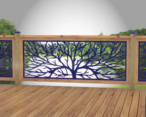 Bare Tree Railing Panel Insert