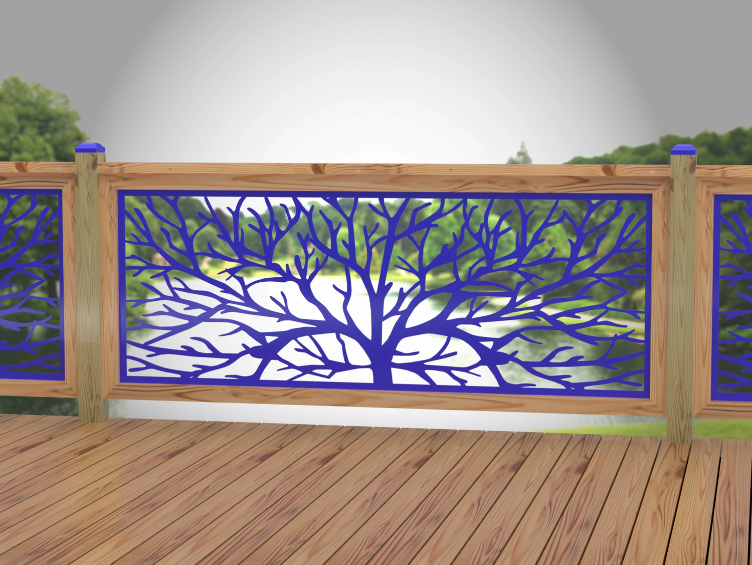 Bare Tree Railing Panel Insert