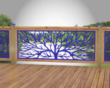 Bare Tree Railing Panel Insert - Madison Iron and Wood