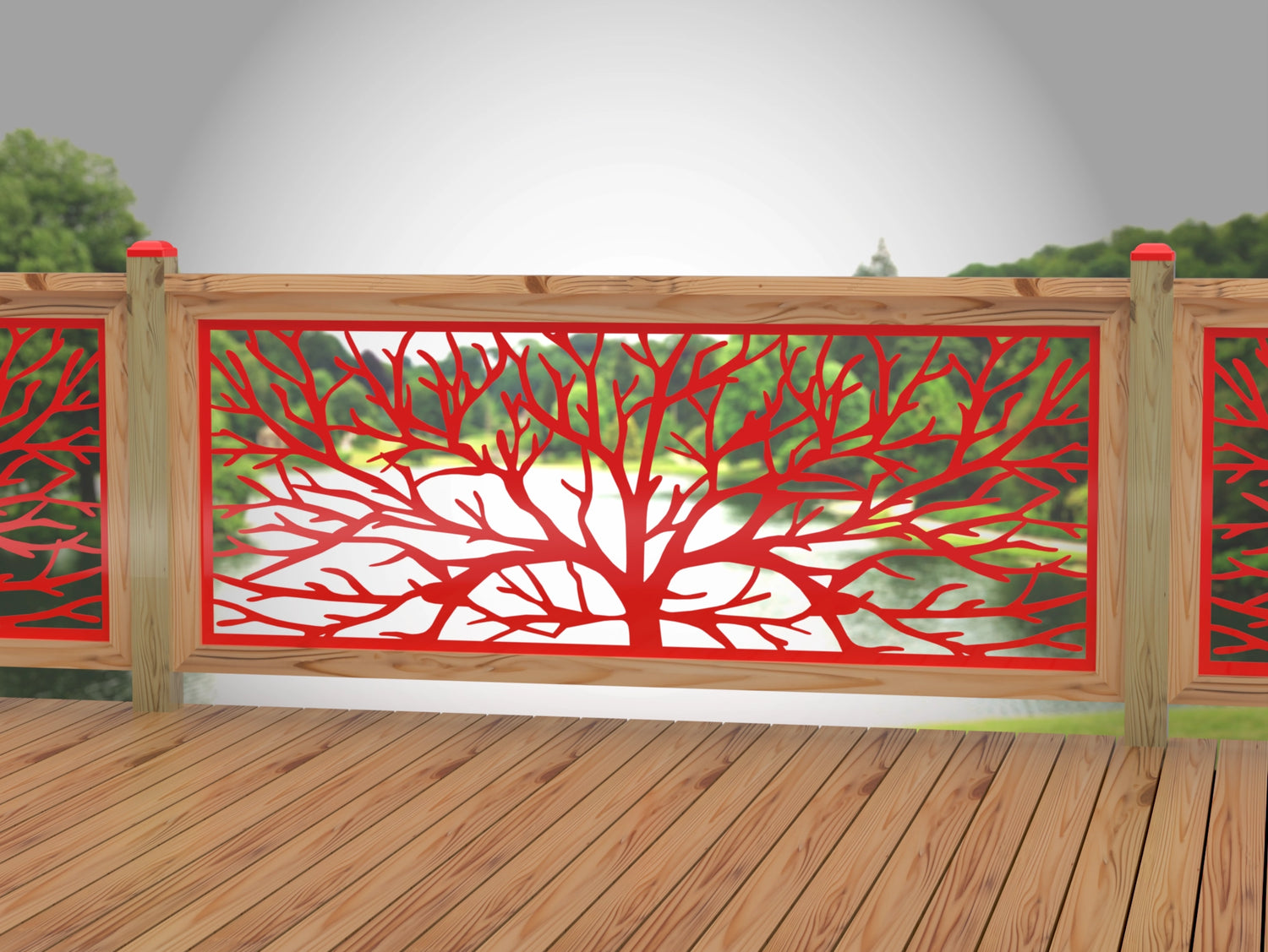 Bare Tree Railing Panel Insert
