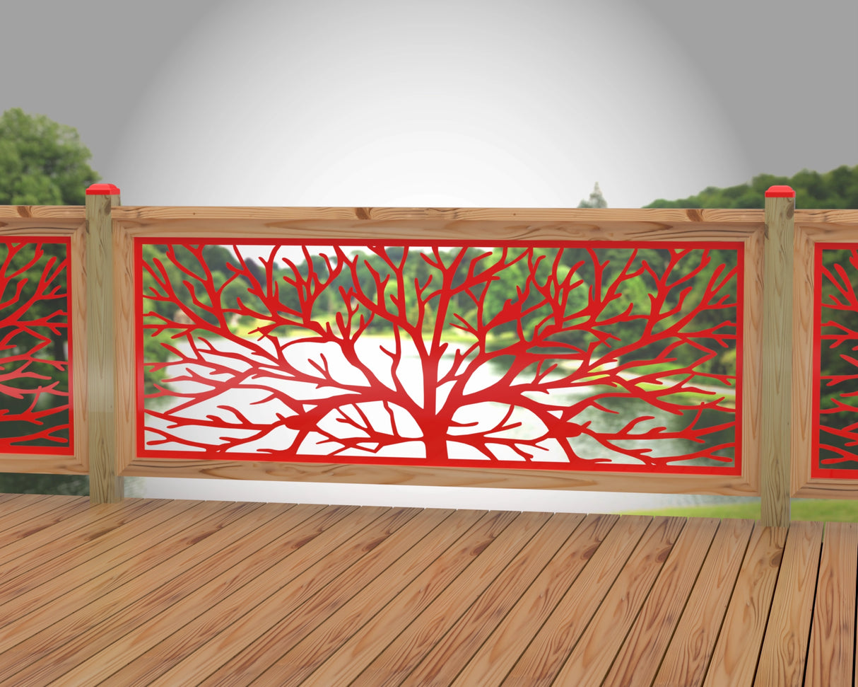 Bare Tree Railing Panel Insert