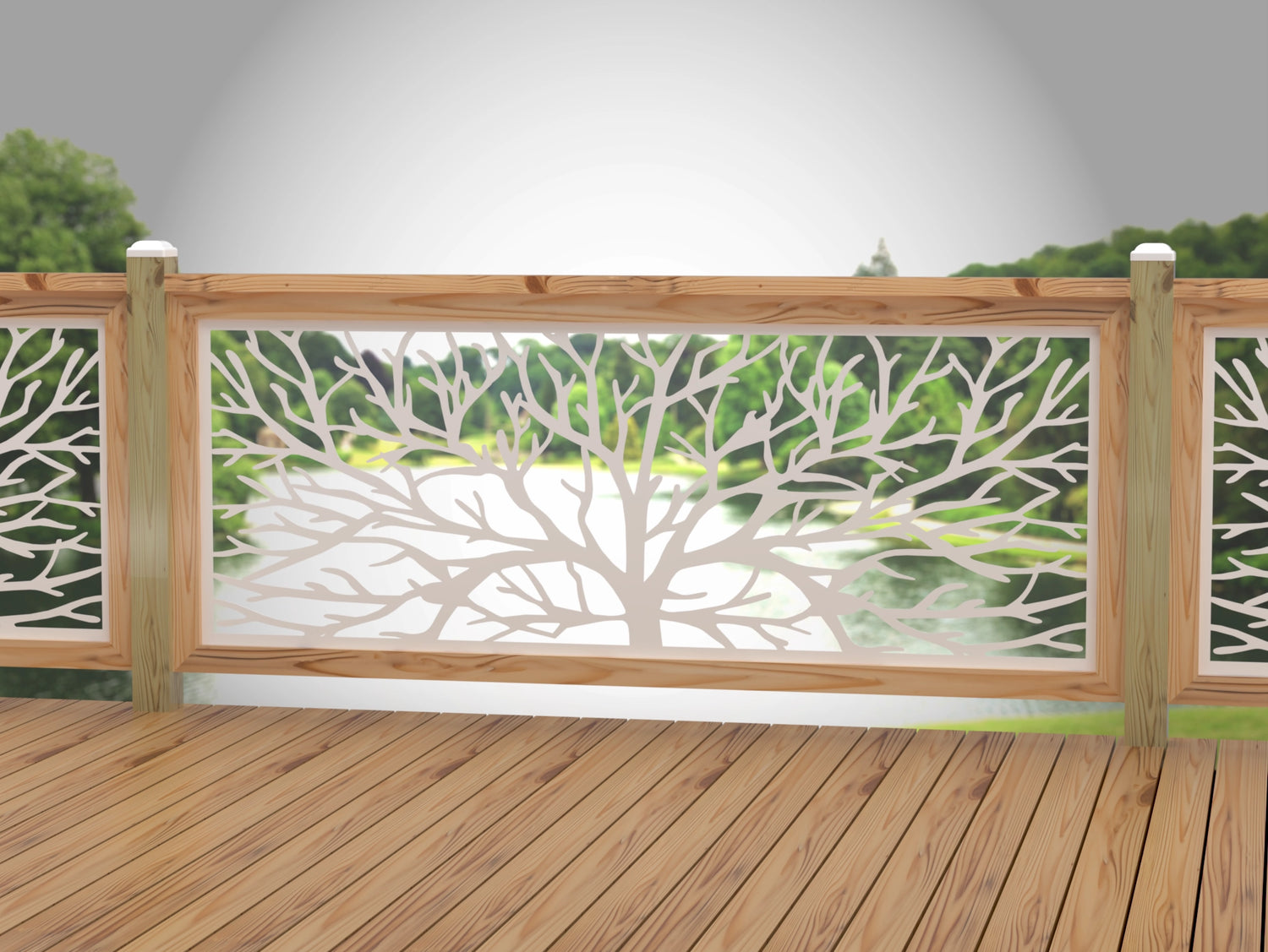 Bare Tree Railing Panel Insert