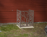 Bare Tree Design AC Unit Cover - Multiple Sizes - Madison Iron and Wood