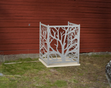 Bare Tree Design AC Unit Cover - Multiple Sizes - Madison Iron and Wood