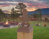 Bigfoot Rock and Roll Post Cap (Multiple Post Sizes Available) - Madison Iron and Wood