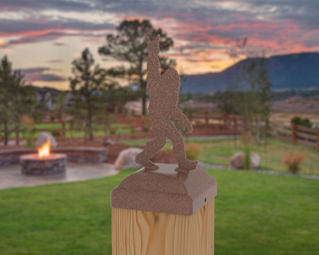 Bigfoot Rock and Roll Post Cap (Multiple Post Sizes Available) - Madison Iron and Wood