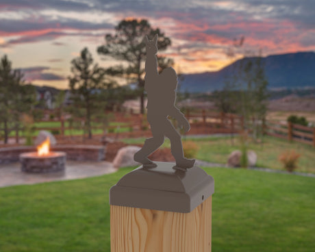 Bigfoot Rock and Roll Post Cap (Multiple Post Sizes Available) - Madison Iron and Wood
