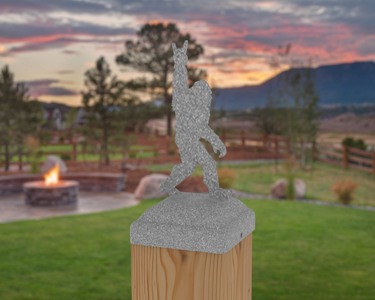 Bigfoot Rock and Roll Post Cap (Multiple Post Sizes Available) - Madison Iron and Wood
