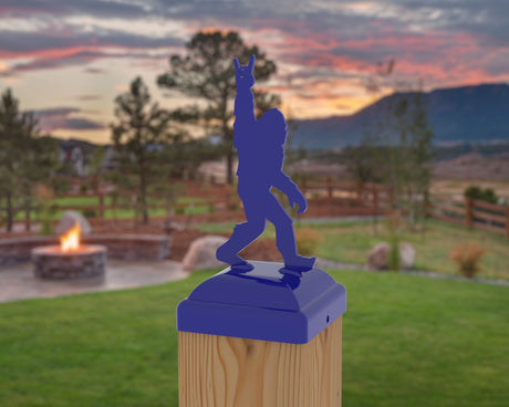 Bigfoot Rock and Roll Post Cap (Multiple Post Sizes Available) - Madison Iron and Wood