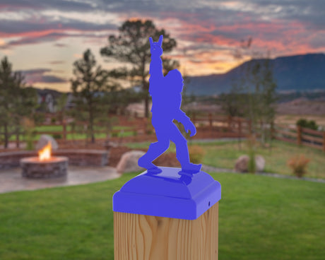 Bigfoot Rock and Roll Post Cap (Multiple Post Sizes Available) - Madison Iron and Wood