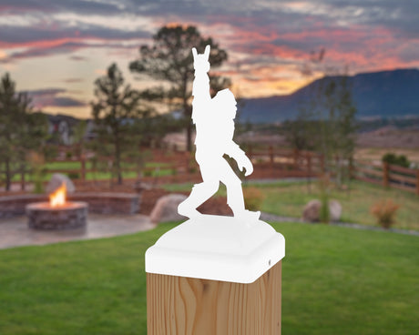 Bigfoot Rock and Roll Post Cap (Multiple Post Sizes Available) - Madison Iron and Wood
