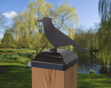 Blue Jay Fence Post Cap (Multiple Post Sizes Available) - Madison Iron and Wood