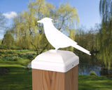 Blue Jay Fence Post Cap (Multiple Post Sizes Available) - Madison Iron and Wood