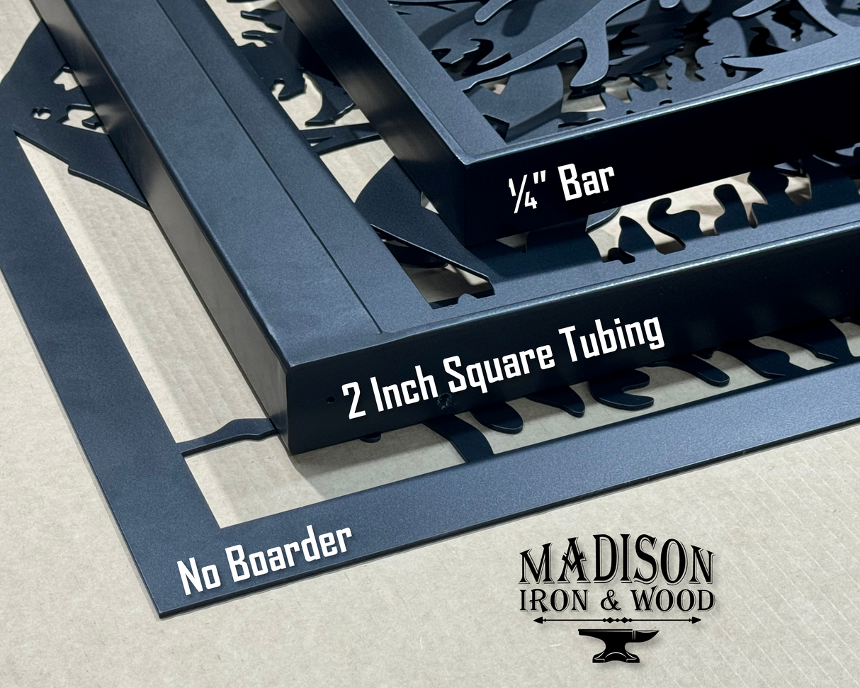 Single Moose Landscape Fence/Gate Panel Insert