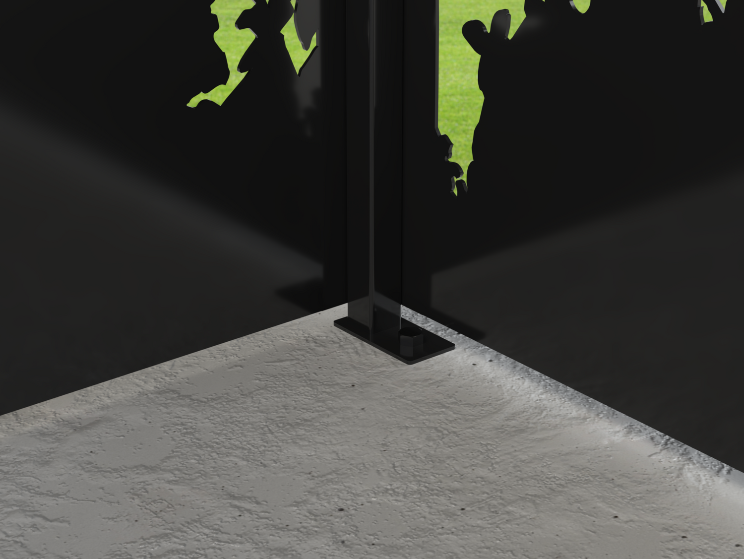 Tree Leaves Design AC Unit Cover - Multiple Sizes - Madison Iron and Wood