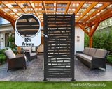 Tree Branches Privacy Panel - Madison Iron and Wood