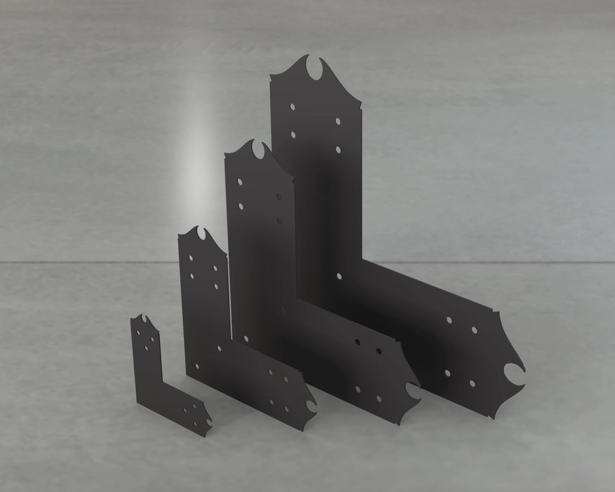 Supports de style sud-ouest pour poteau de 6 po