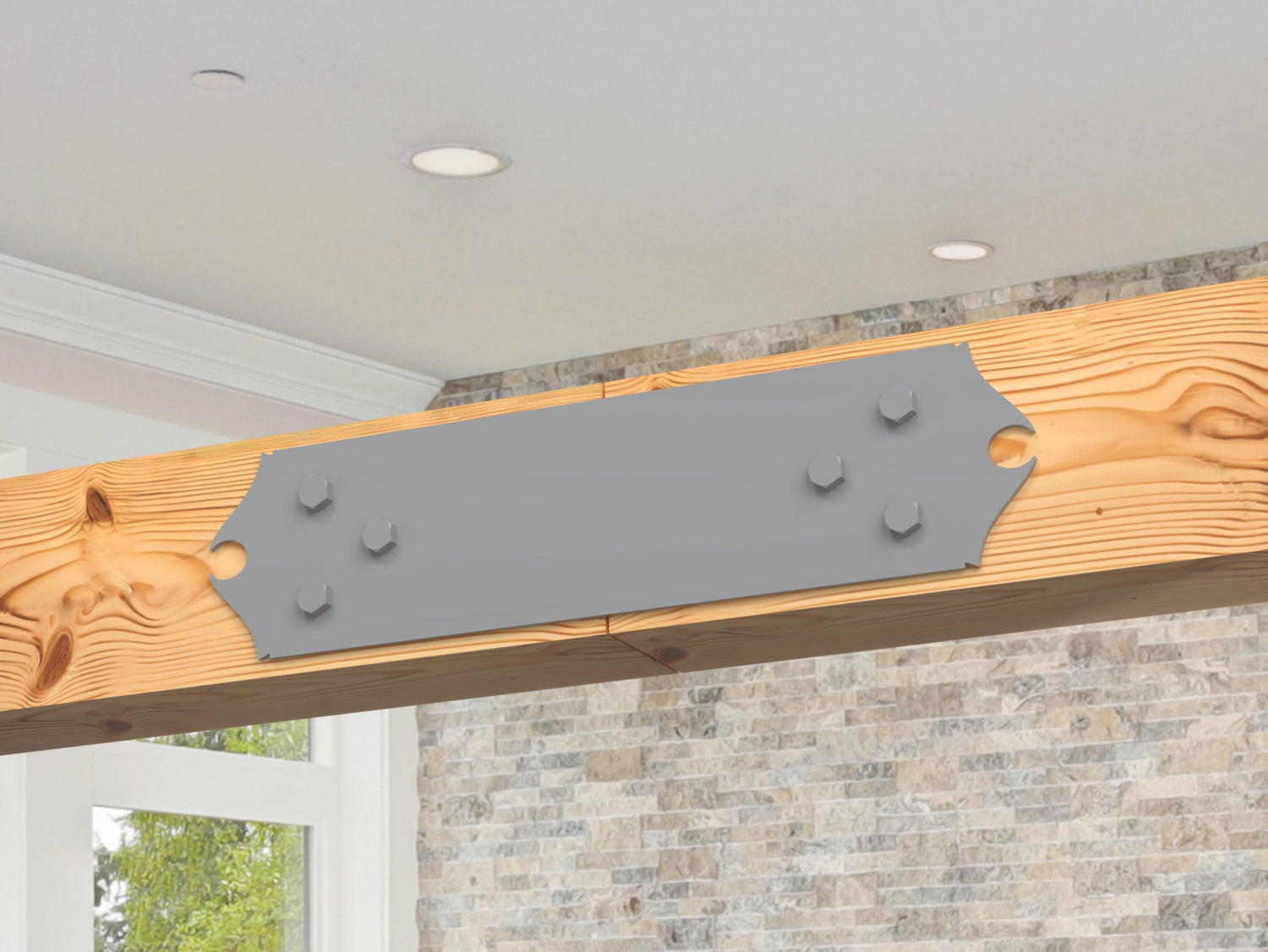Colonial Brackets For 4x4 Dimensional Lumber - Madison Iron and Wood