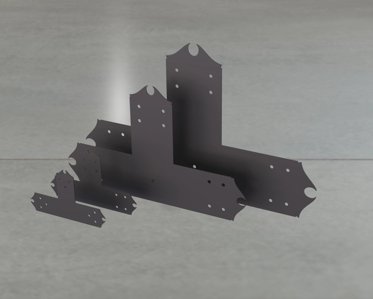 Supports de style sud-ouest pour poteau de 6 po