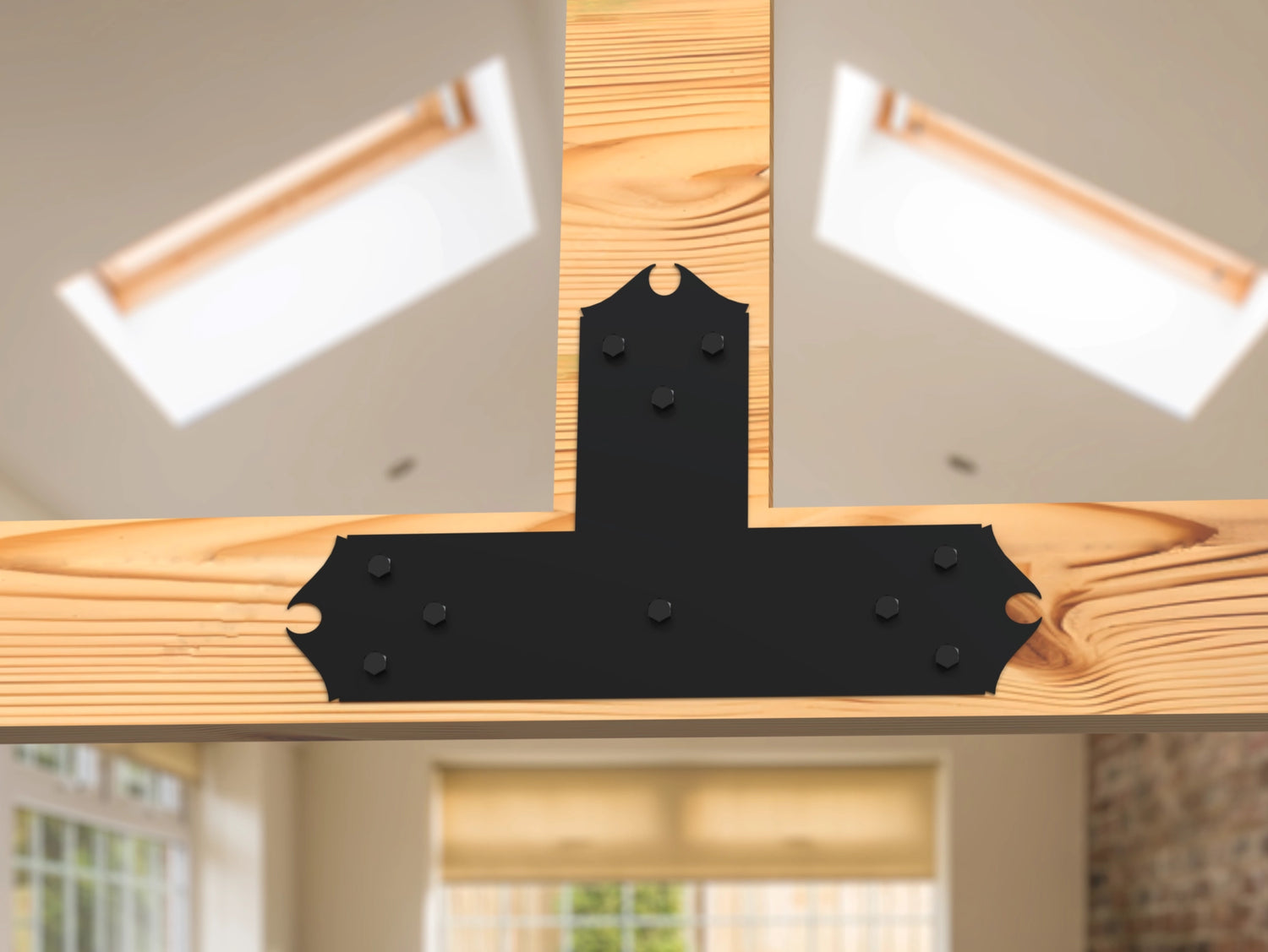 Colonial Brackets For 4x4 Dimensional Lumber - Madison Iron and Wood