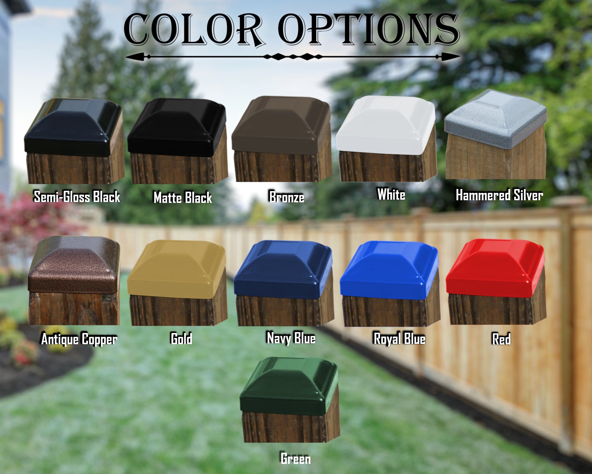 6X6 Lion Post Cap (5.5 x 5.5 Post Size) | Home Improvement
