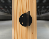 Knife Plate - For Round Beams - Madison Iron and Wood