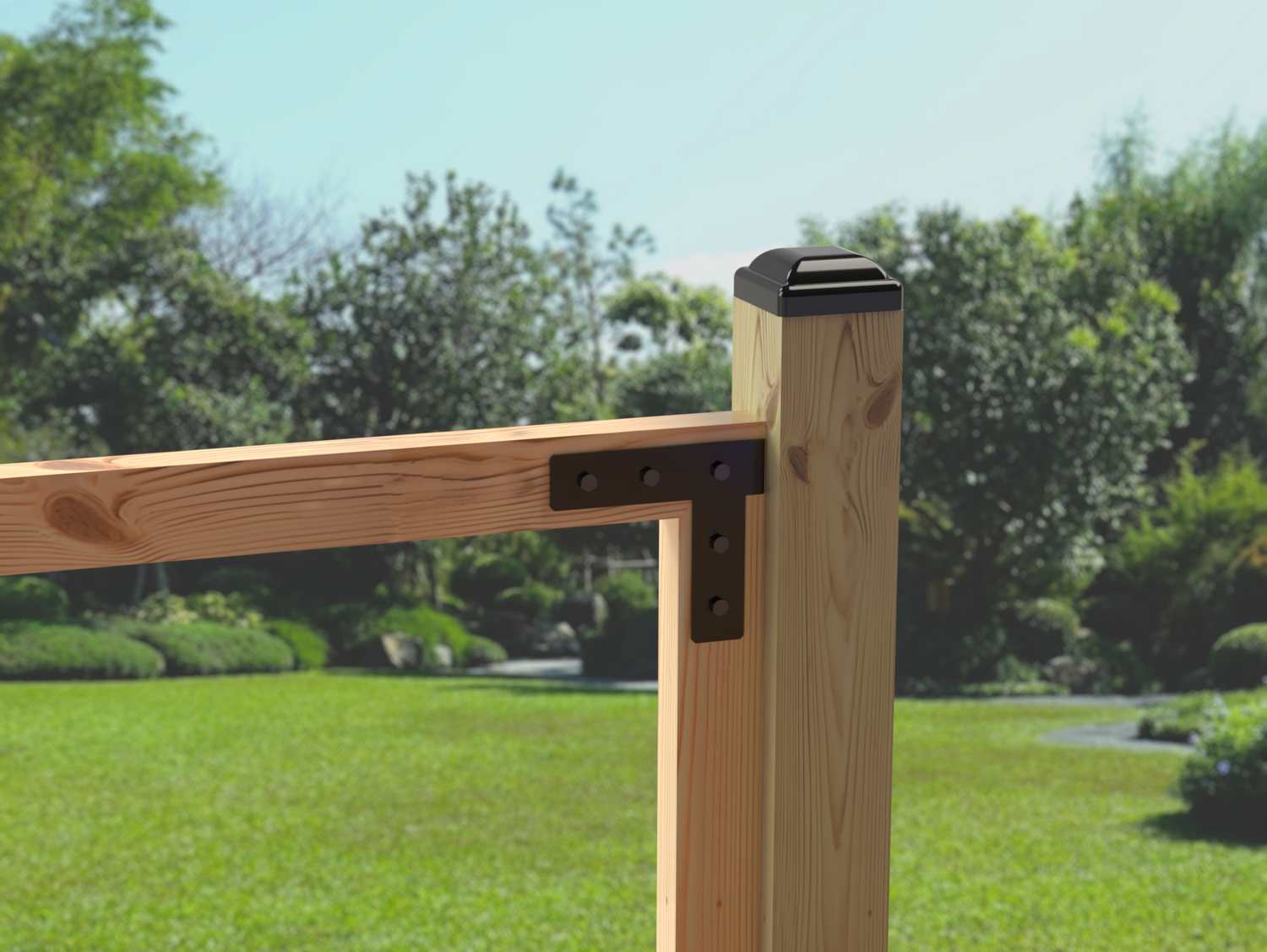 Fence Panel Installation Bracket - Madison Iron and Wood