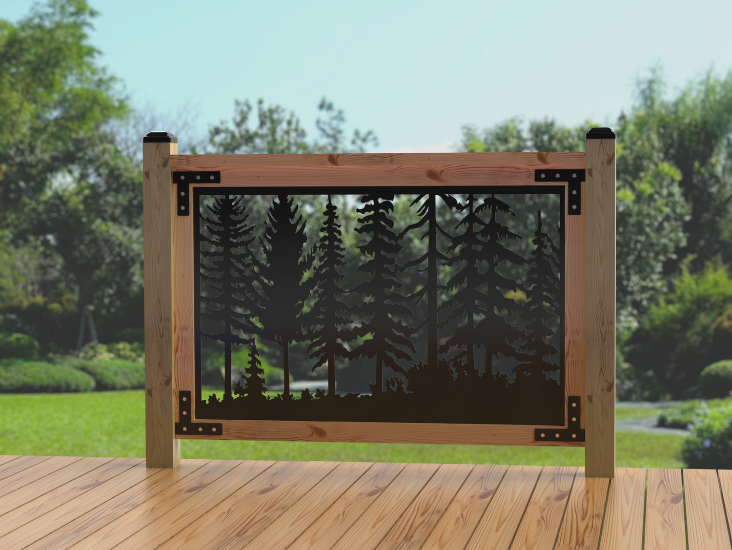 Fence Panel Installation Bracket - Madison Iron and Wood