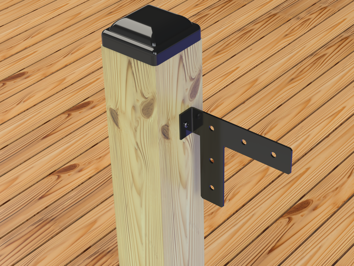 Fence Panel Installation Bracket - Madison Iron and Wood