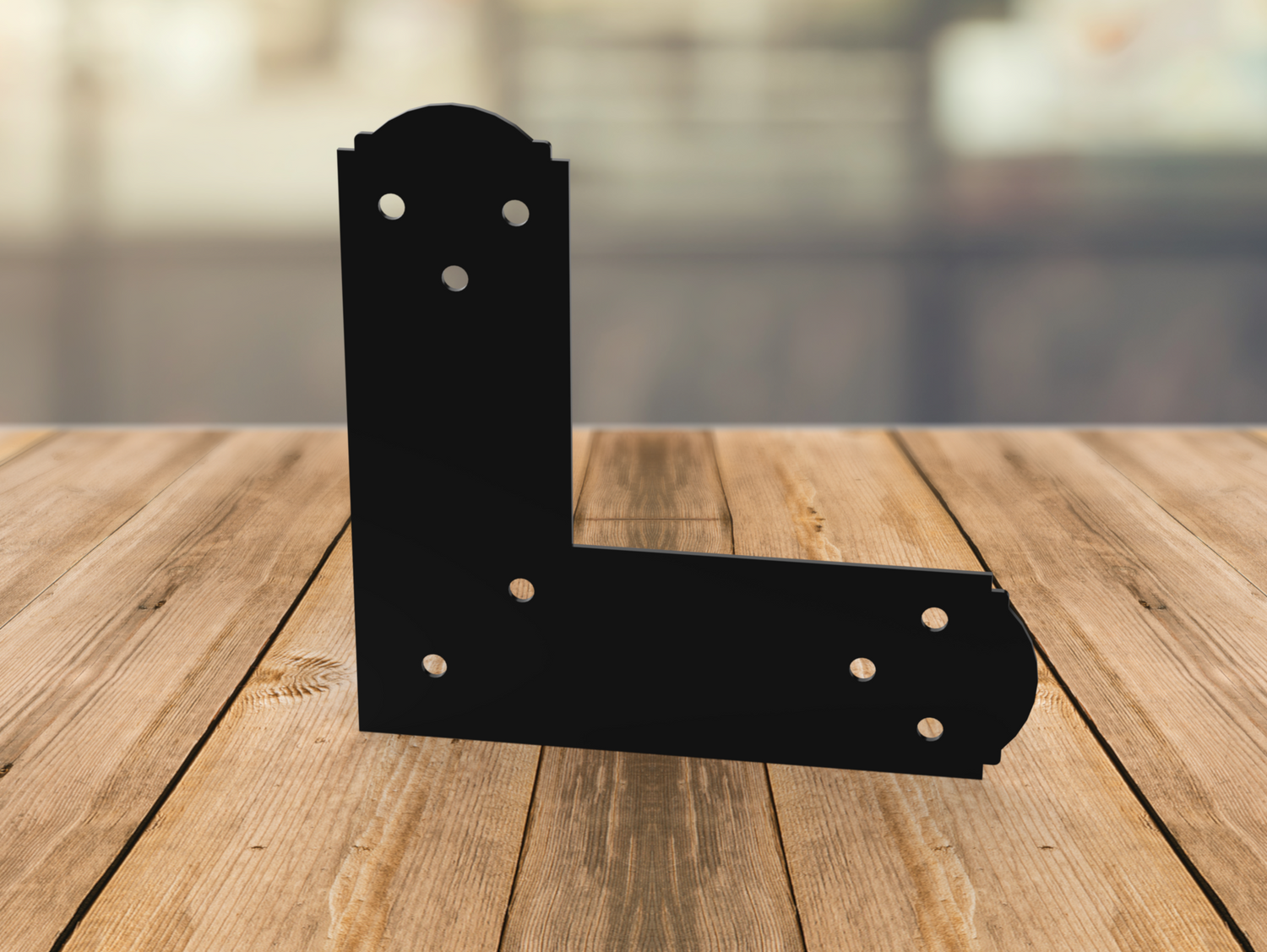 Crowned Brackets for 4x4 Dimensional Lumber - Madison Iron and Wood