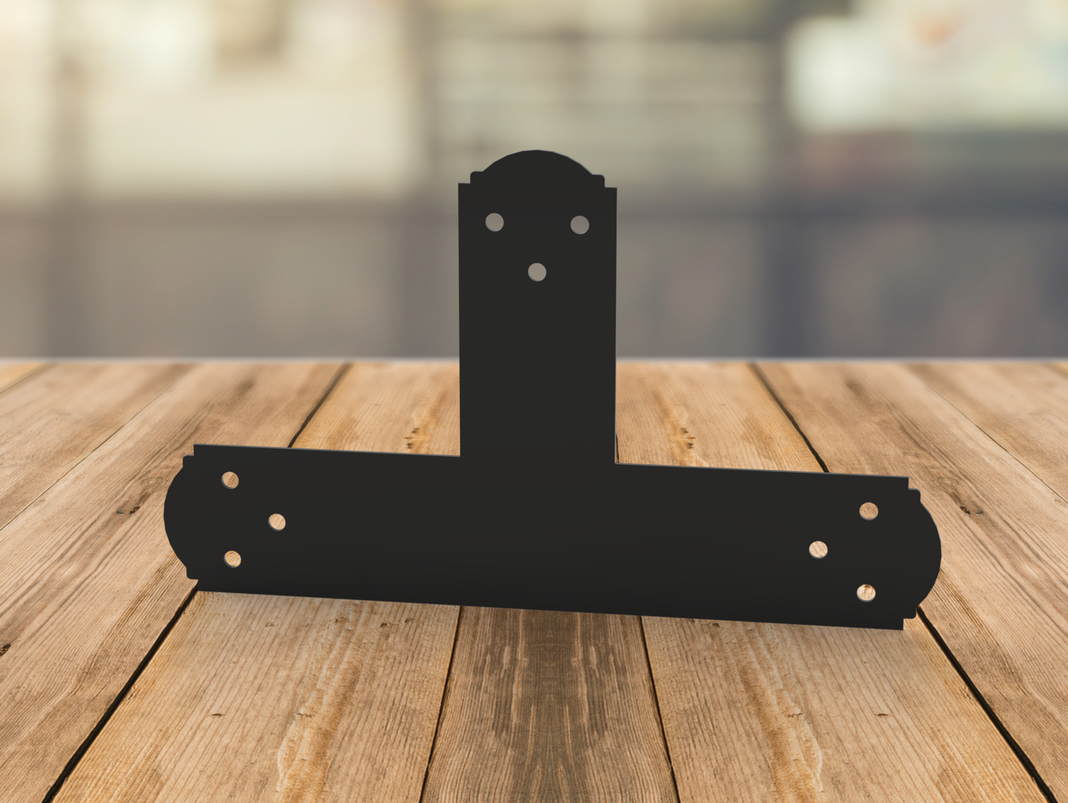 Crowned Brackets for 4x4 Dimensional Lumber - Madison Iron and Wood