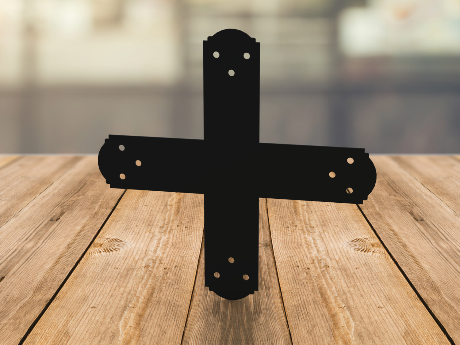 Crowned Brackets for 4x4 Dimensional Lumber - Madison Iron and Wood