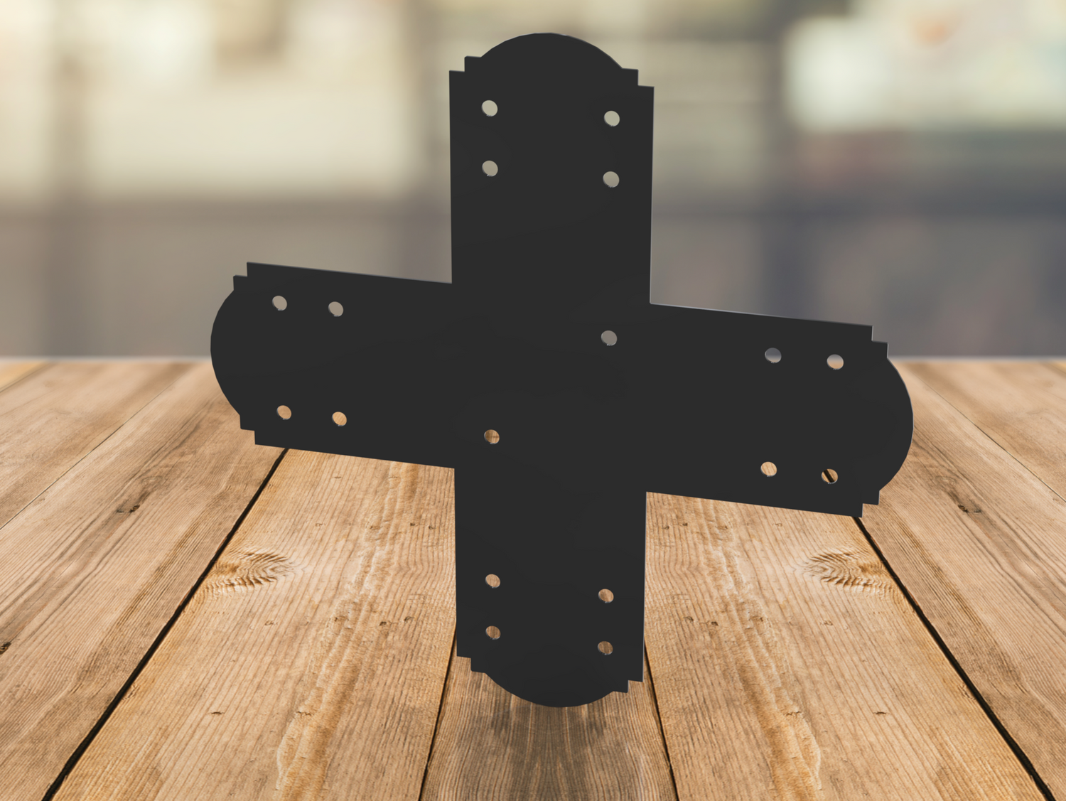 Crowned Brackets for 8x8 Dimensional Lumber - Madison Iron and Wood