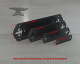 Soportes coronados de flor de lis 6x6