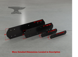 Crowned Style Straight Brackets - Various Sizes