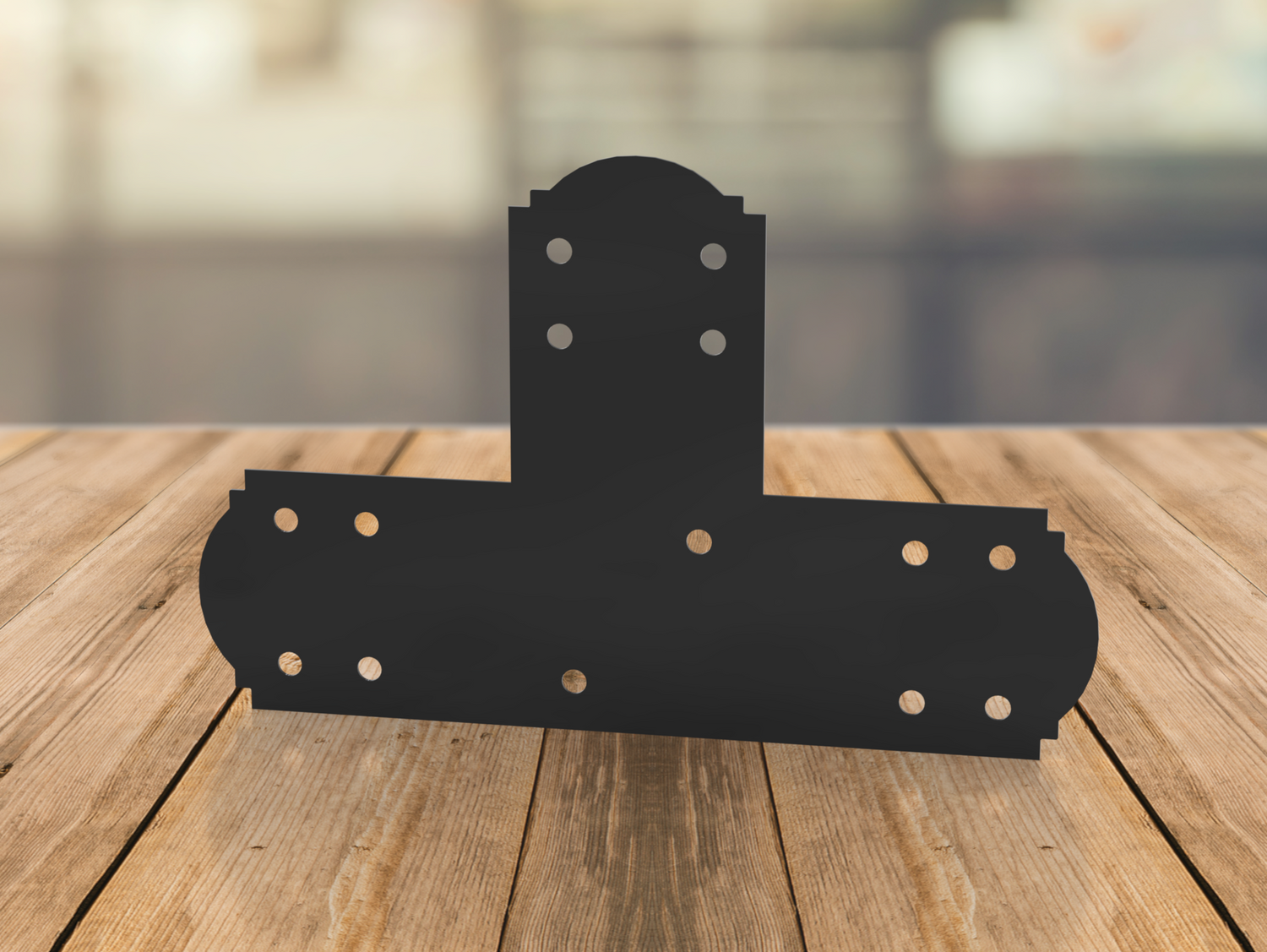 Crowned Brackets for 8x8 Dimensional Lumber - Madison Iron and Wood