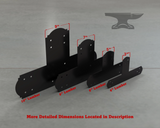 Crowned Style T Brackets - Various Sizes