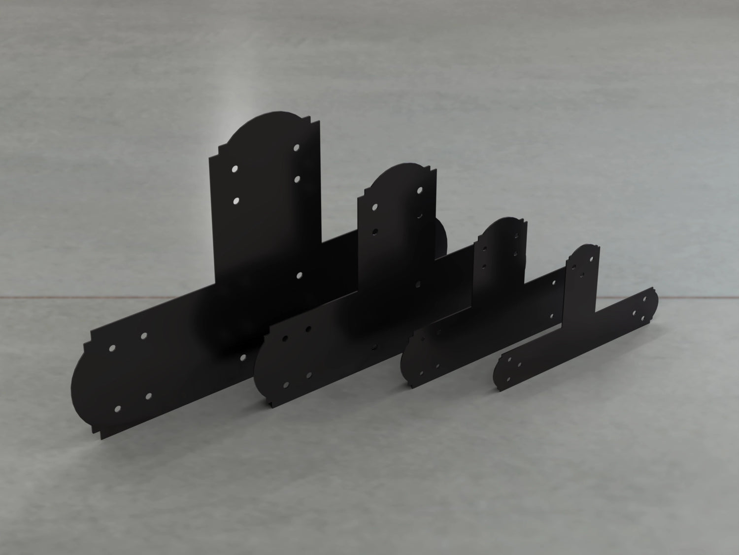 Crowned Style T Brackets - Various Sizes
