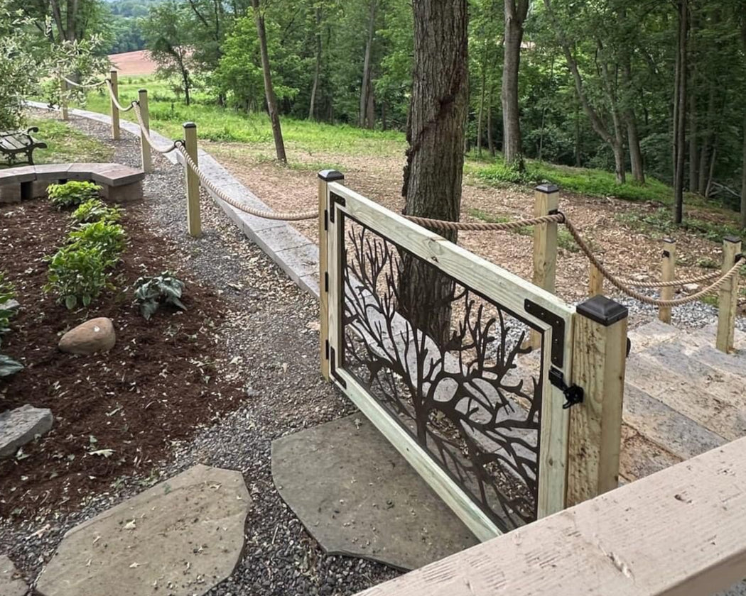 Fence and Gate Panels Madison Iron and Wood