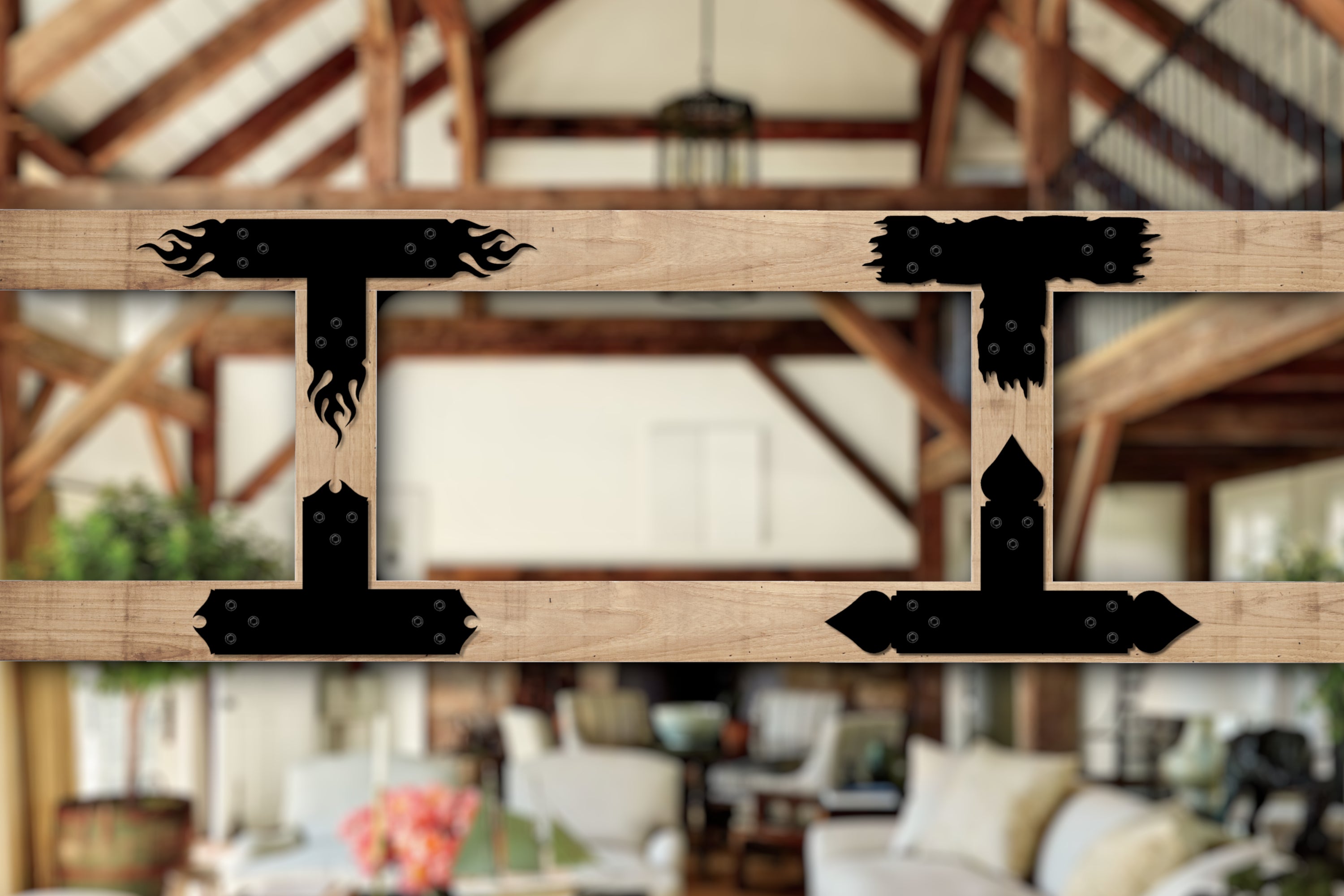 Decorative Brackets Madison Iron And Wood   Decorative Bracket Banner 