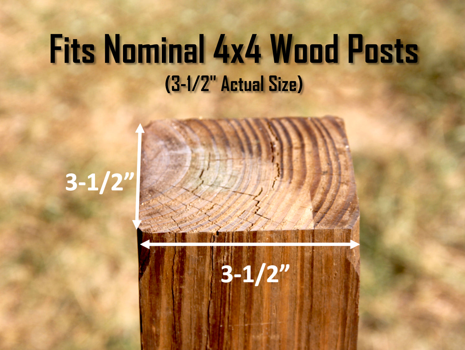 4x4 Bear Walking Post Cap (Fits 3.5 x 3.5 Post Size) - Madison Iron and Wood