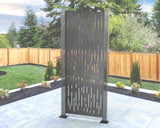 Digital Lines Design Privacy Panel - Madison Iron and Wood