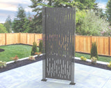 Digital Lines Design Privacy Panel - Madison Iron and Wood