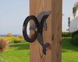 Dolphin Nautical Rope Ring, Light Strand Holder (3 sizes available) - Madison Iron and Wood