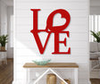 Stacked Love Metal Word Sign - Madison Iron and Wood