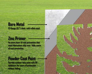 80"x30" - Duck Pond Fence/Gate Panel Insert - Madison Iron and Wood