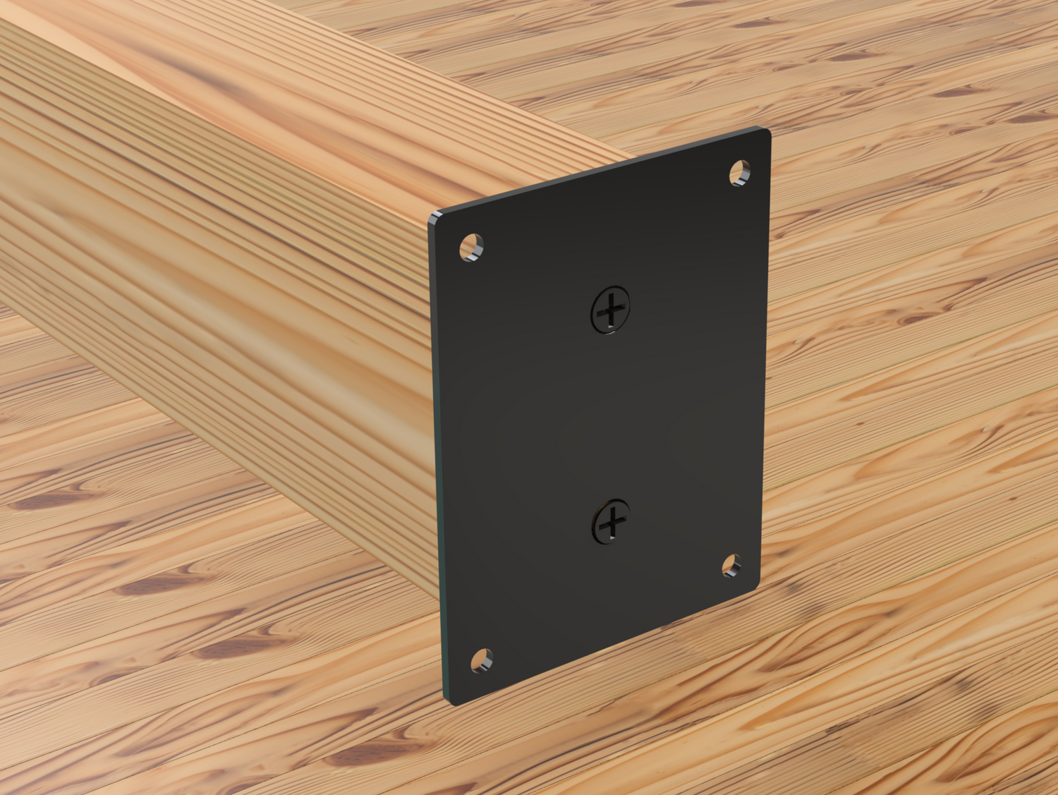 Fence Railing Installation Bracket - Madison Iron and Wood